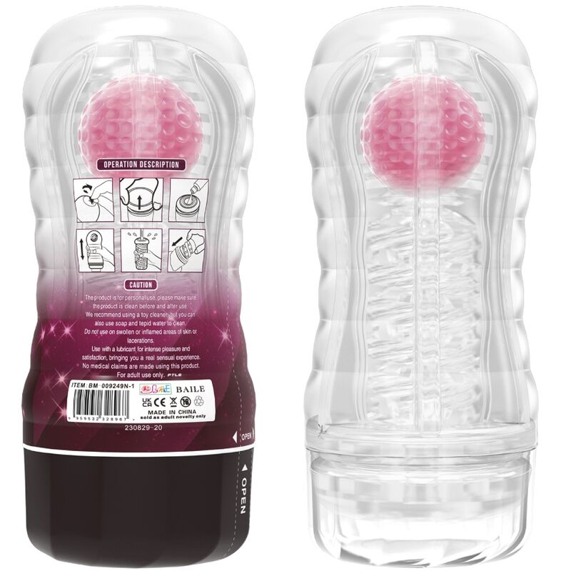 PRETTY LOVE - COPERTURA MASTURBATORE ROSA - PRETTY LOVE MALE | Lingerie Harness Boutique