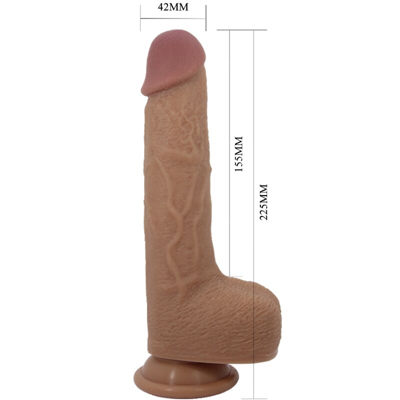 PRETTY LOVE - TOMMY 22.5 CM REALISTIC DILDO VIBRATOR