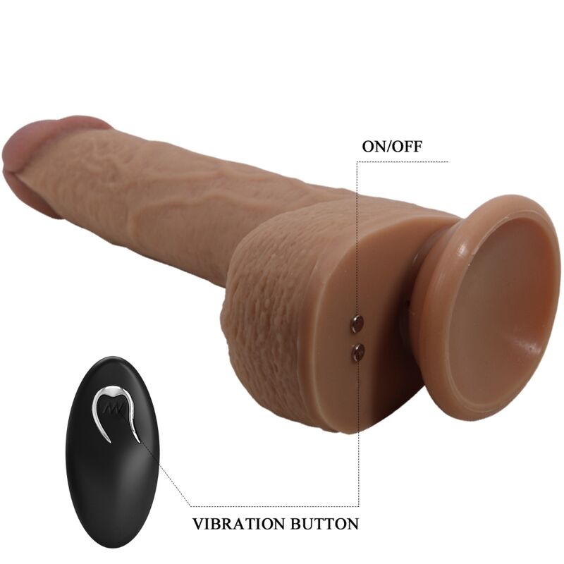 PRETTY LOVE - TOMMY 22.5 CM REALISTIC DILDO VIBRATOR