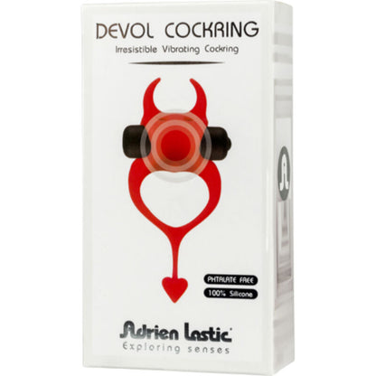 ADRIEN LASTIC - ANELLO VIBRATORE DEVOL COCKRING ROSSO - ADRIEN LASTIC | Lingerie Harness Boutique