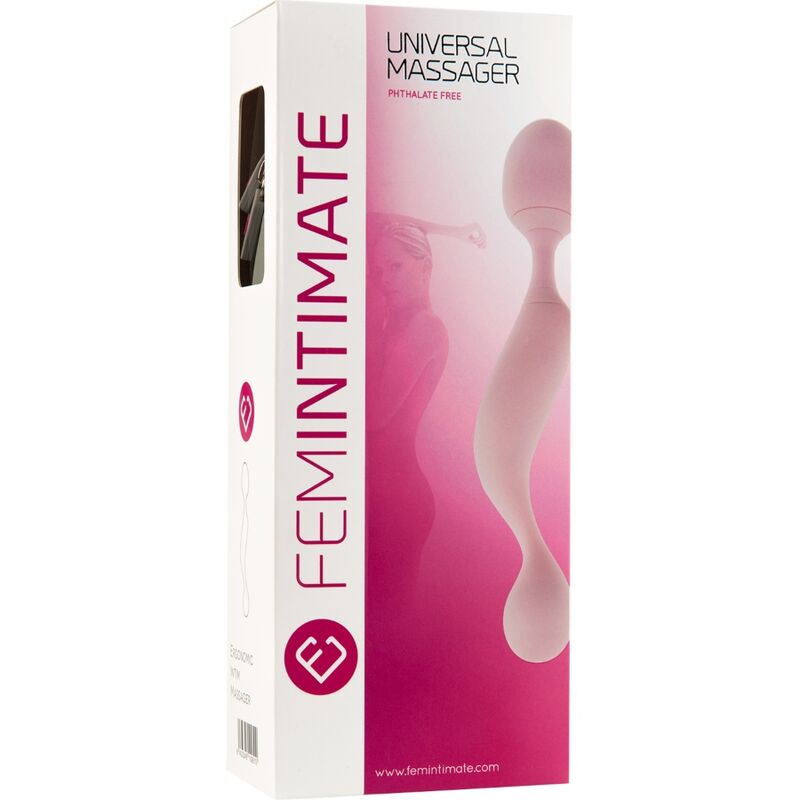 FEMINTIMATE - VIBRATORE IN SILICONE MASSAGGIATORE UNIVERSALE ROSA - FEMINTIMATE | Lingerie Harness Boutique