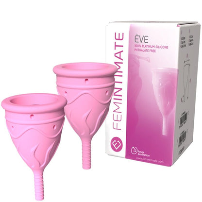 FEMINTIMATE - EVE SILICONE MENSTRUAL CUPS - SIZE S