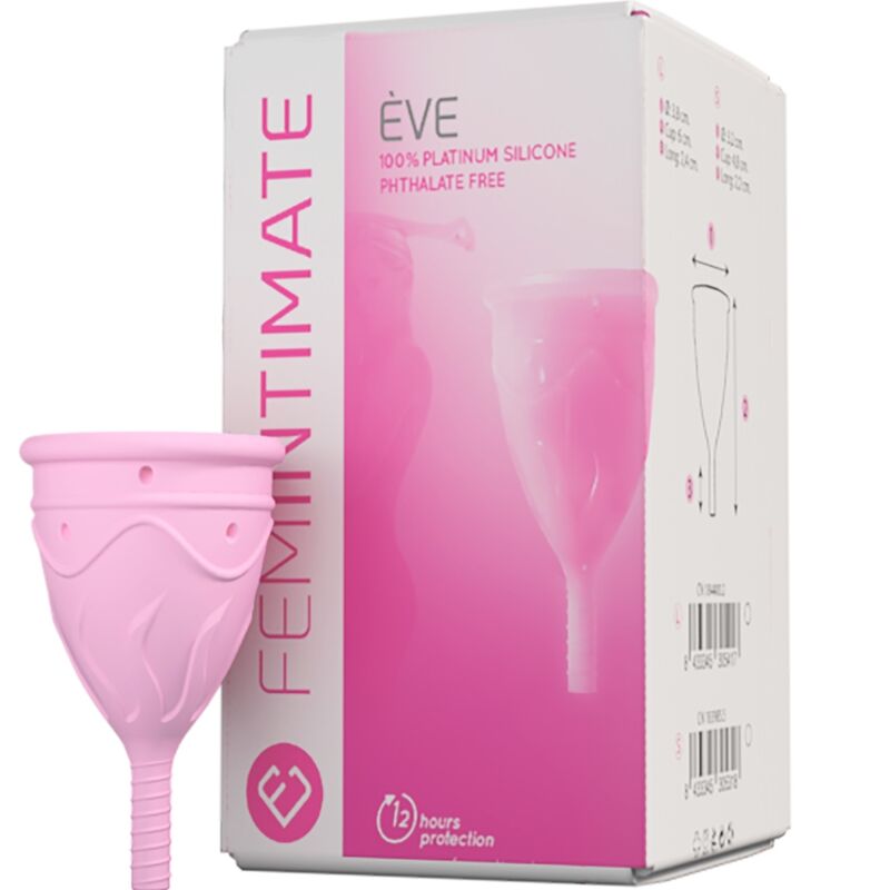 FEMINTIMATE - EVE SILICONE MENSTRUAL CUPS - SIZE L