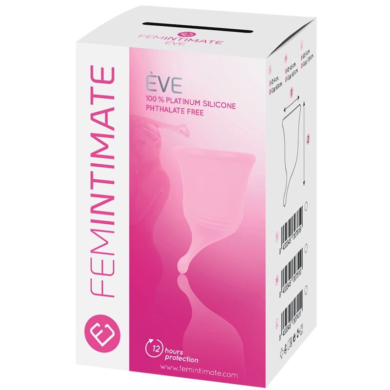 FEMINTIMATE - EVE NUOVA COPPE MESTRUALI IN SILICONE - TAGLIA L - FEMINTIMATE | Lingerie Harness Boutique