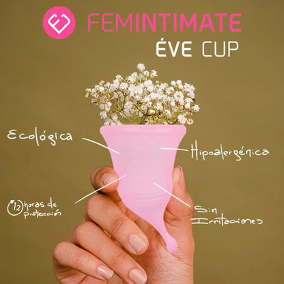 FEMINTIMATE - EVE NEW SILICONE MENSTRUAL CUPS - SIZE M