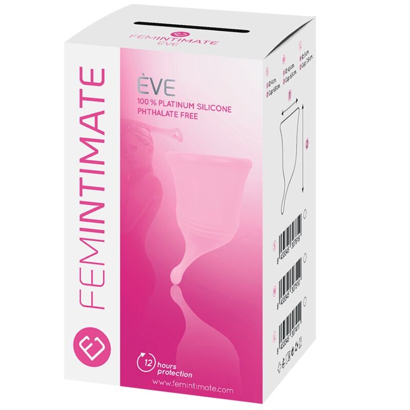 FEMINTIMATE - EVE NUOVA COPPE MESTRUALI IN SILICONE - TAGLIA M - FEMINTIMATE | Lingerie Harness Boutique