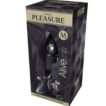 ALIVE - ANAL PLEASURE MINI PLUG WHITE METAL SIZE M