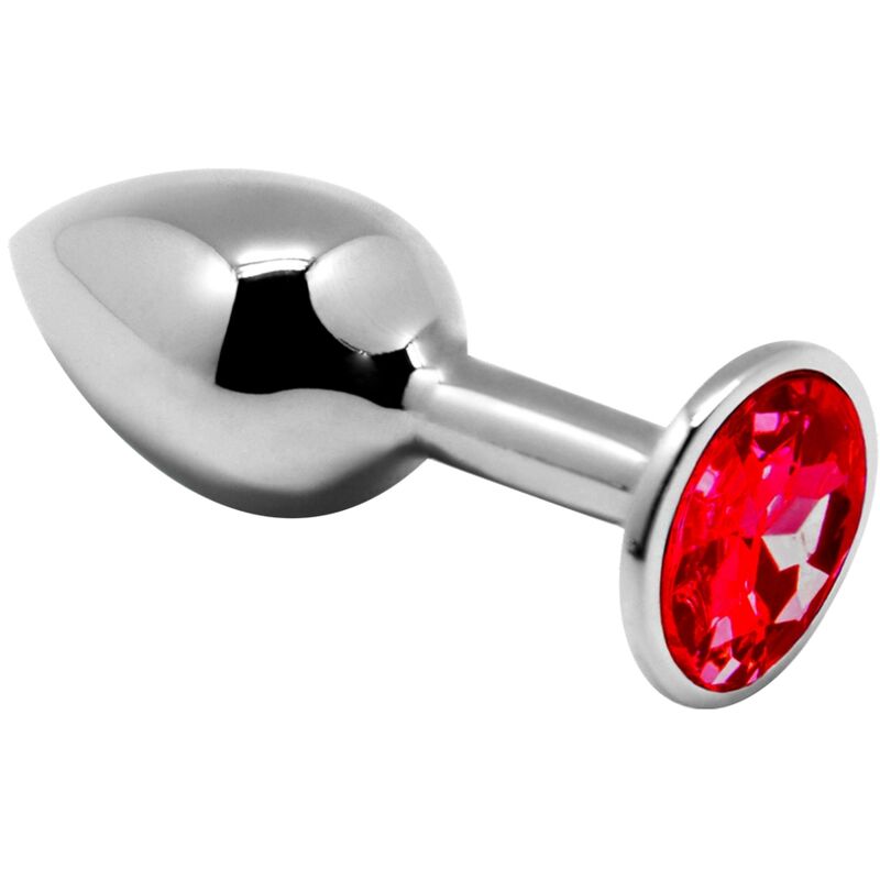 ALIVE - ANAL PLEASURE MINI PLUG METAL RED SIZE M