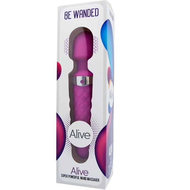 ALIVE - BE WANDED VIBRATOR MASSAGER PURPLE