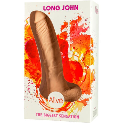 ALIVE - PENE REALISTICO LONG JOHN 21,8 CM - ALIVE | Lingerie Harness Boutique