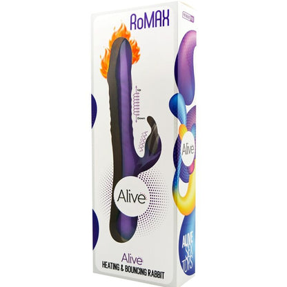 ALIVE - ROMAX RABBIT VIBRATOR SILICONE PURPLE