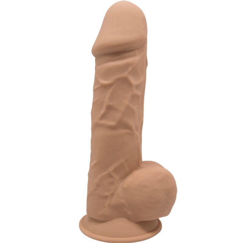 SILEXD - MODELLO 1 PENE REALISTICO PREMIUM SILEXPAN SILICONE CARAMEL 21.5 CM