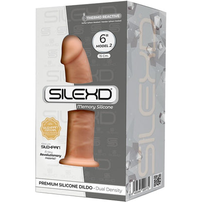 SILEXD - MODELLO 2 PENE REALISTICO PREMIUM SILEXPAN IN SILICONE 15 CM