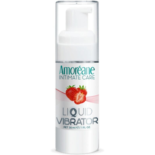 AMOREANE - STRAWBERRY VIBRATING LIQUID 30 ML