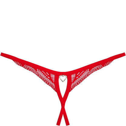 OBSESSIVE - CHILISA CROTCHLESS THONG XS/S