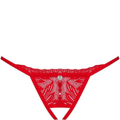 OBSESSIVE - CHILISA CROTCHLESS THONG XS/S