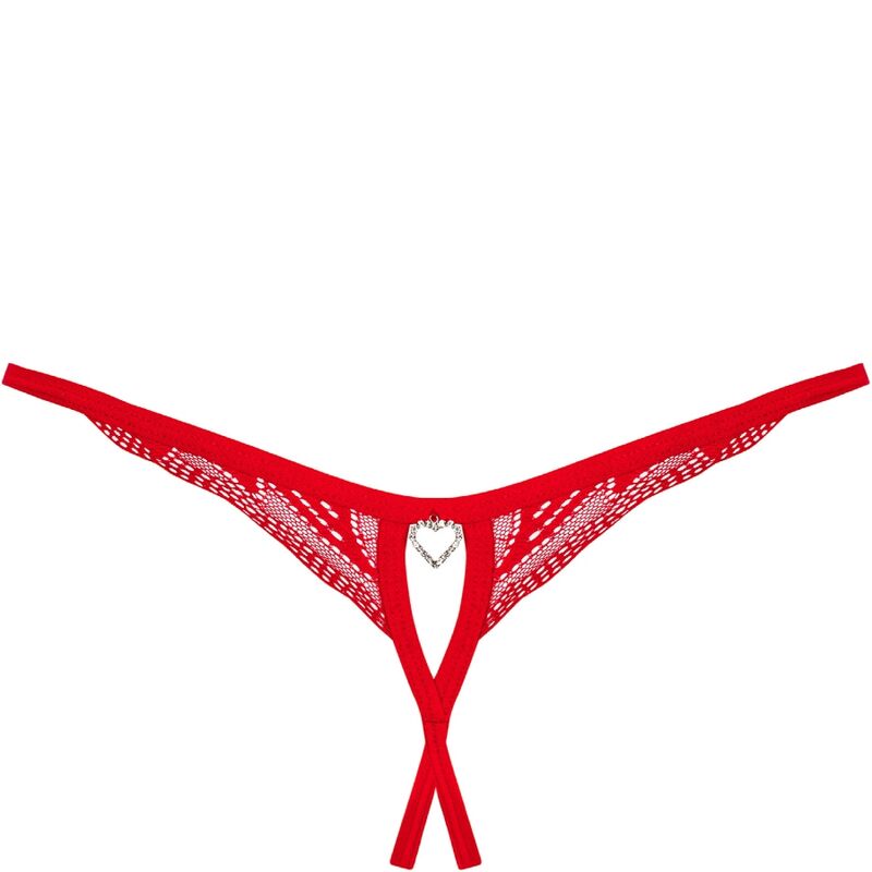 OBSESSIVE - CHILISA CROTCHLESS THONG XS/S