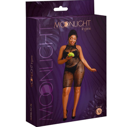 MOONLIGHT - ABITO MODELLO 6 NERO TAGLIA PLUS - MOONLIGHT | Lingerie Harness Boutique