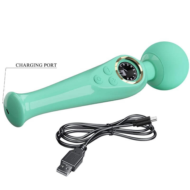 PRETTY LOVE - SKYLER GREEN WAND VIBRATOR