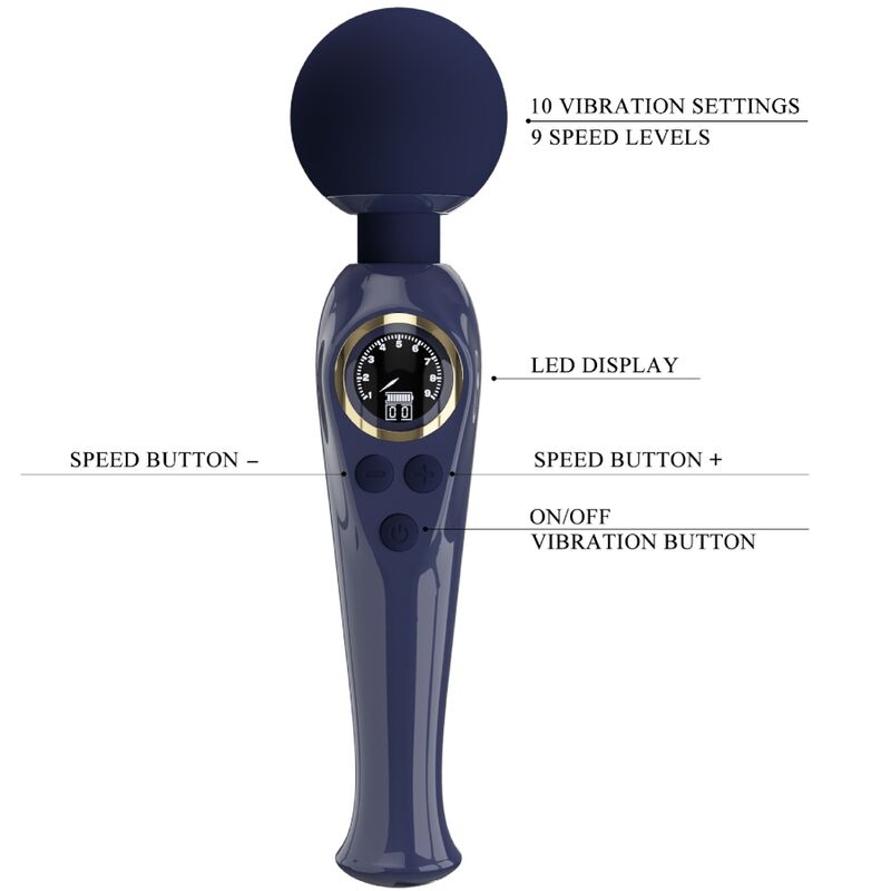PRETTY LOVE - BACCHETTA VIBRANTE SKYLER BLU - PRETTY LOVE LED | Lingerie Harness Boutique