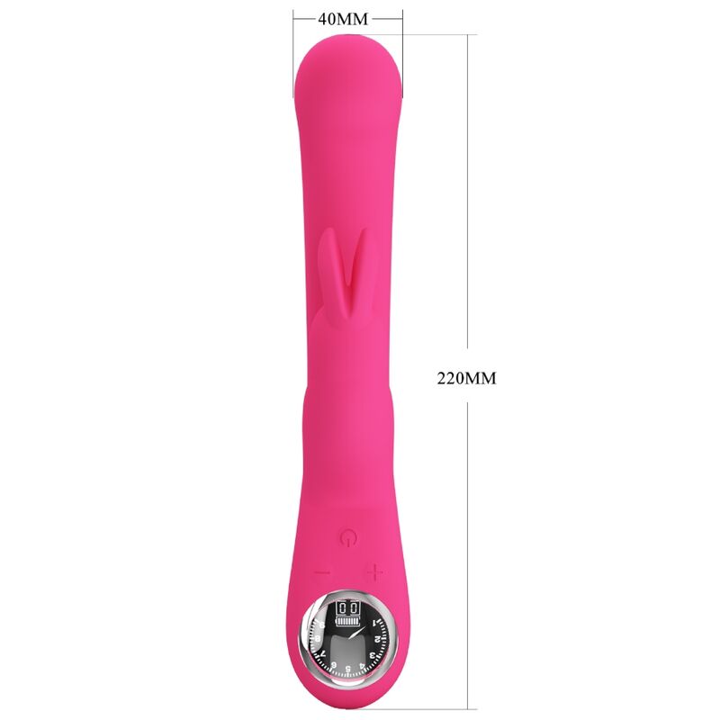 PRETTY LOVE - VIBRATORE LAMAR RABBIT E PUNTO G ROSA - PRETTY LOVE LED | Lingerie Harness Boutique