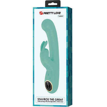 PRETTY LOVE - VIBRATORE LAMAR RABBIT E PUNTO G VERDE - PRETTY LOVE LED | Lingerie Harness Boutique