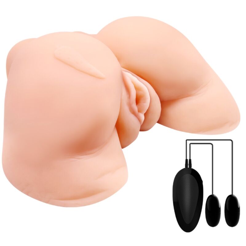 CRAZY BULL - VAGINA E ANO CON RETE REALISTICA CON VIBRAZIONE - CRAZY BULL | Lingerie Harness Boutique