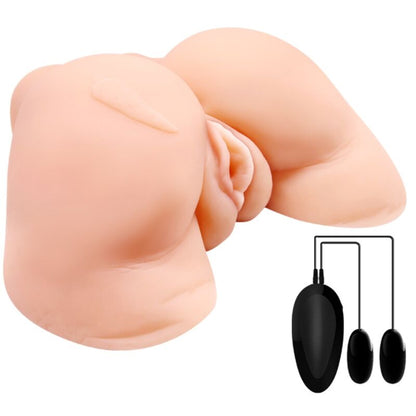 CRAZY BULL - VAGINA E ANO CON RETE REALISTICA CON VIBRAZIONE - CRAZY BULL | Lingerie Harness Boutique