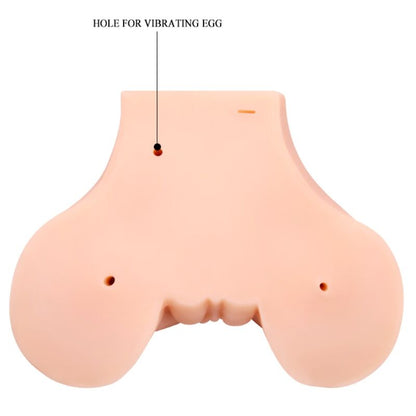 CRAZY BULL - VAGINA E ANO CON RETE REALISTICA CON VIBRAZIONE - CRAZY BULL | Lingerie Harness Boutique