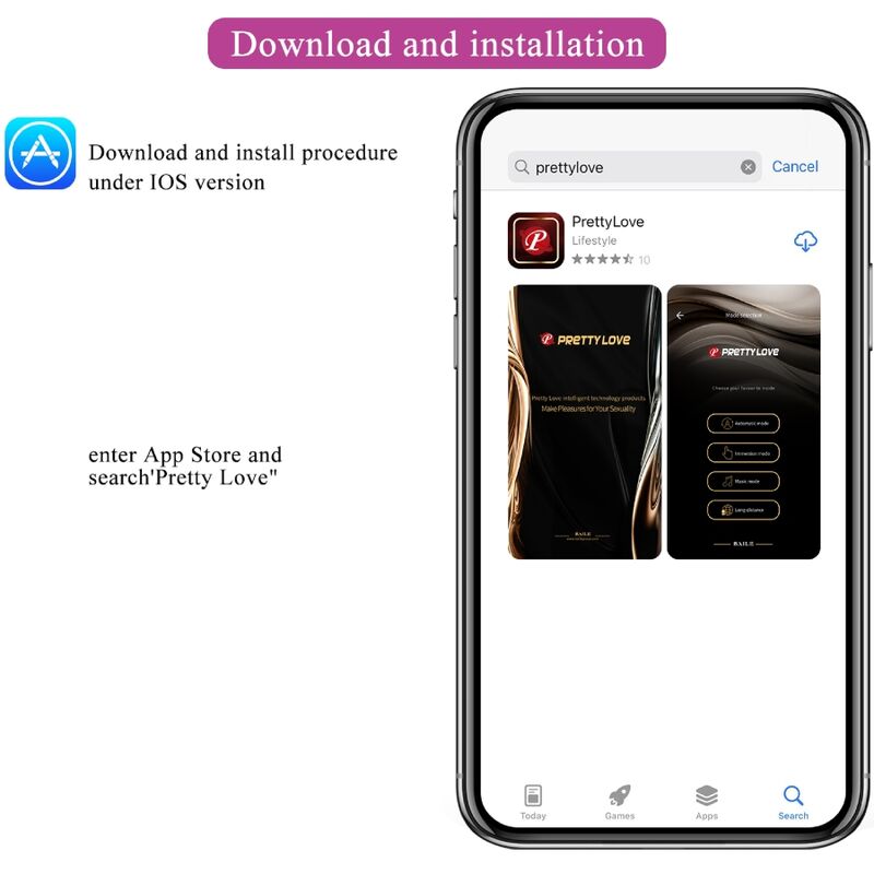 PRETTY LOVE - UOVO VIBRANTE RICARICABILE ROSA CATALINA - PRETTY LOVE SMART | Lingerie Harness Boutique