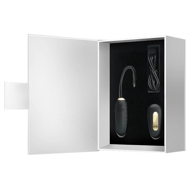 PRETTY LOVE - DOREEN LUXURY UOVO VIBRANTE RICARICABILE NERO TELECOMANDO - PRETTY LOVE SMART | Lingerie Harness Boutique