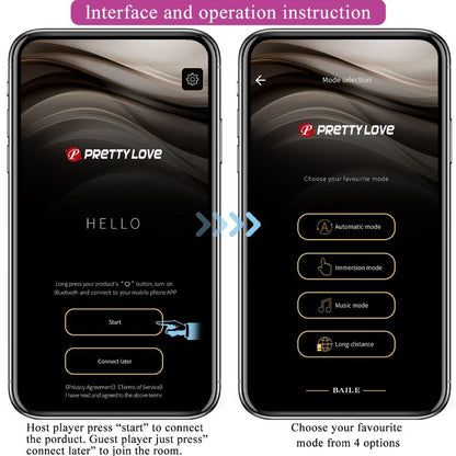 PRETTY LOVE - DOREEN UOVO VIBRANTE RICARICABILE MAGENTA TELECOMANDO - PRETTY LOVE SMART | Lingerie Harness Boutique