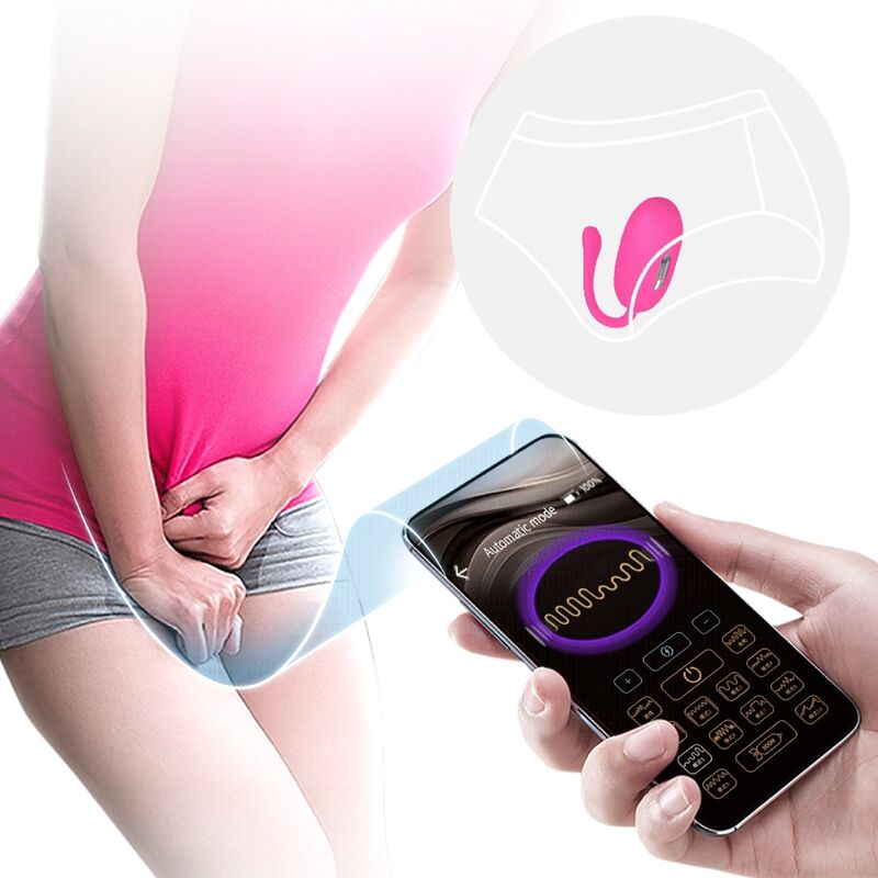 PRETTY LOVE - DOREEN UOVO VIBRANTE RICARICABILE MAGENTA TELECOMANDO - PRETTY LOVE SMART | Lingerie Harness Boutique