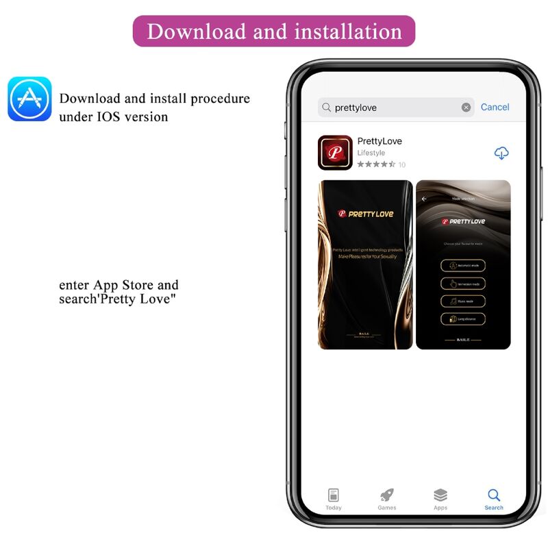 PRETTY LOVE - UOVO VIBRANTE RICARICABILE DOREEN PINK - PRETTY LOVE SMART | Lingerie Harness Boutique