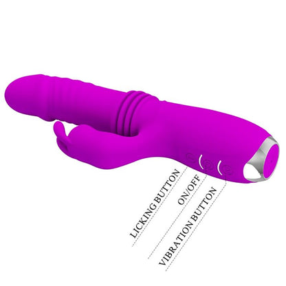 PRETTY LOVE - RECHARGEABLE RABBIT VIBRATOR DOROTHY PURPLE