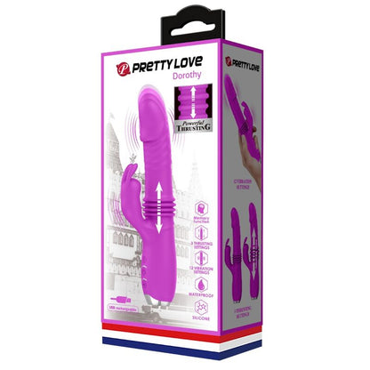 PRETTY LOVE - RECHARGEABLE RABBIT VIBRATOR DOROTHY PURPLE