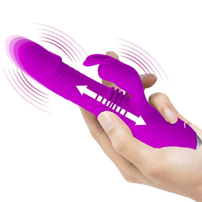 PRETTY LOVE - RECHARGEABLE RABBIT VIBRATOR DOROTHY PURPLE