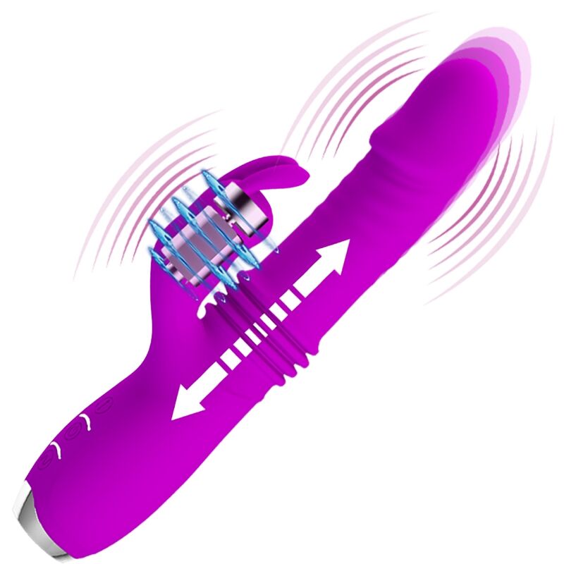 PRETTY LOVE - RECHARGEABLE RABBIT VIBRATOR DOROTHY PURPLE