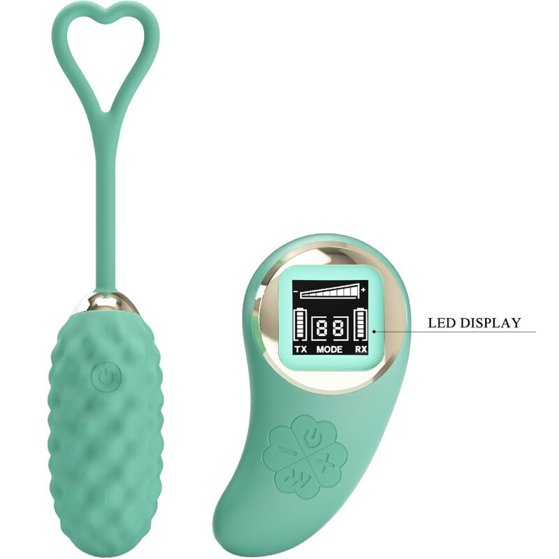 PRETTY LOVE - UOVO VIBRANTE CON TELECOMANDO VERDE VIVIAN - PRETTY LOVE LED | Lingerie Harness Boutique