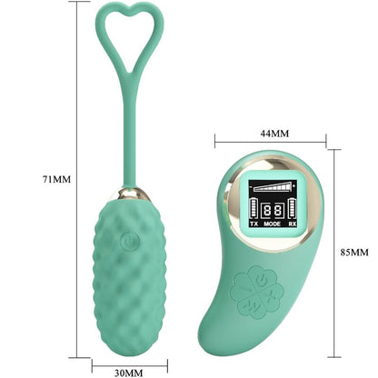 PRETTY LOVE - UOVO VIBRANTE CON TELECOMANDO VERDE VIVIAN - PRETTY LOVE LED | Lingerie Harness Boutique
