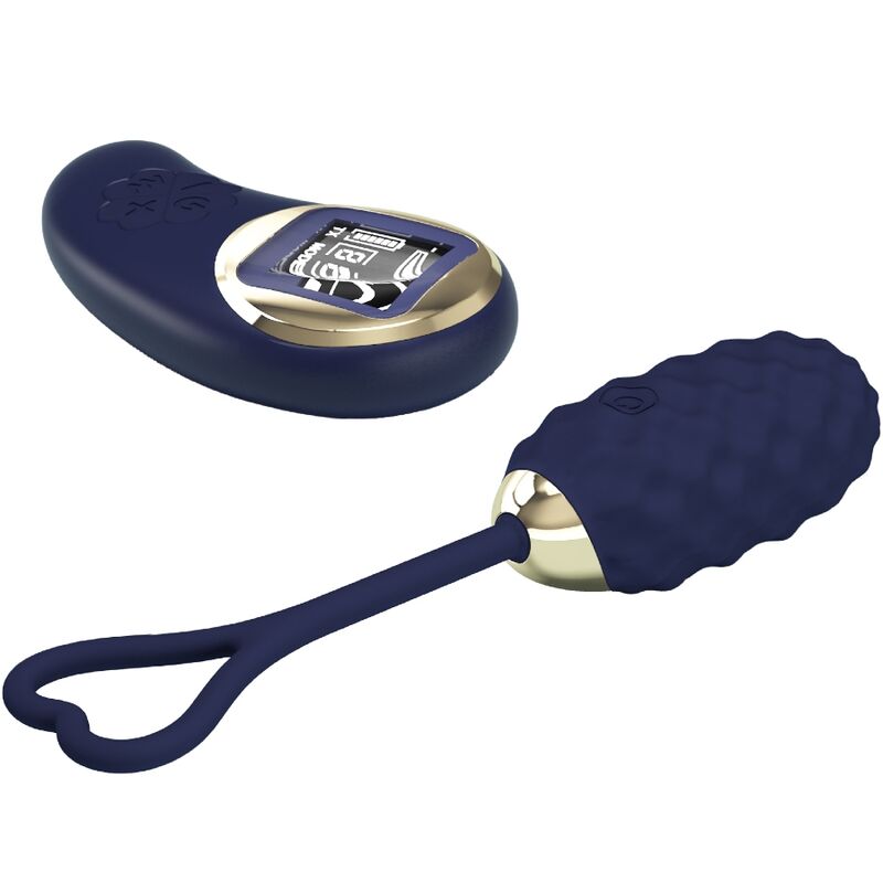 PRETTY LOVE - UOVO VIBRANTE CON TELECOMANDO BLU VIVIAN - PRETTY LOVE LED | Lingerie Harness Boutique