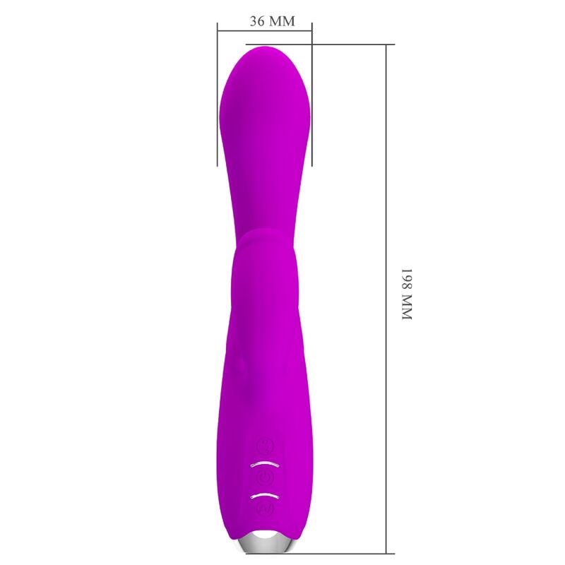 PRETTY LOVE - VIBRATORE RICARICABILE GLORIA RABBIT-VIOLA IMPERMEABILE - PRETTY LOVE C-TYPE | Lingerie Harness Boutique