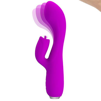 PRETTY LOVE - RECHARGEABLE VIBRATOR GLORIA RABBIT-PURPLE WATERPROOF