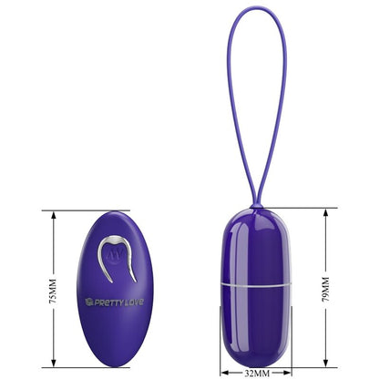 PRETTY LOVE - ARVIN YOUTH VIOLETTOTING UOVO TELECOMANDO VIOLETTO - PRETTY LOVE YOUTH | Lingerie Harness Boutique