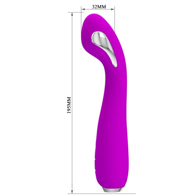 PRETTY LOVE - VIBRATORE ELETTROSHOCK RICARICABILE HECTOR IMPERMEABILE VIOLA - PRETTY LOVE FLIRTATION | Lingerie Harness Boutique