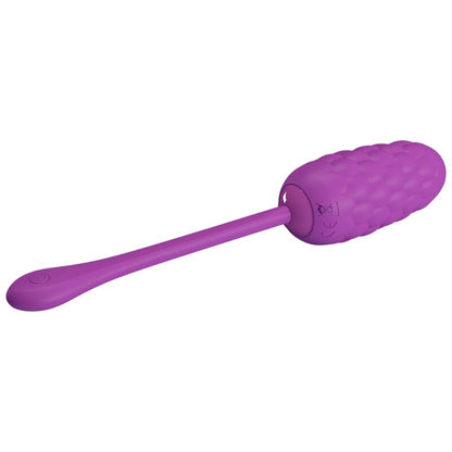 PRETTY LOVE - RECHARGEABLE MARINE TEXTURE VIBRATING EGG PURPLE