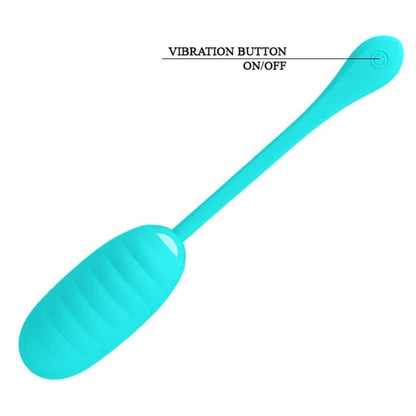 PRETTY LOVE - KIRK LIGHT GREEN RECHARGEABLE VIBRATING EGG