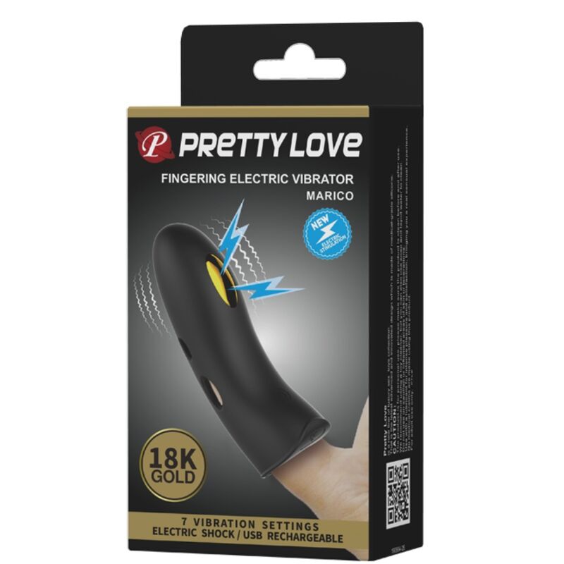 PRETTY LOVE - FINGER COVER FOR MARICO ELECTROSTIMULATOR BLACK