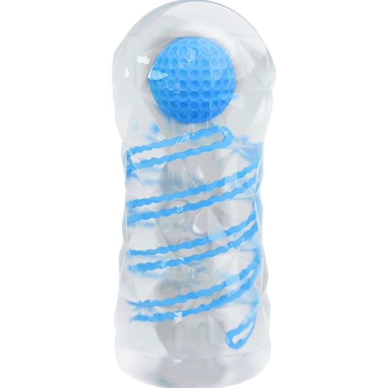 PRETTY LOVE - PICCOLO MASTURBATORE CON SPIRALI BLU - PRETTY LOVE MALE | Lingerie Harness Boutique