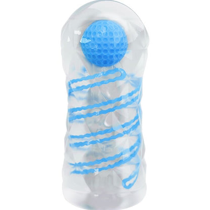 PRETTY LOVE - PICCOLO MASTURBATORE CON SPIRALI BLU - PRETTY LOVE MALE | Lingerie Harness Boutique